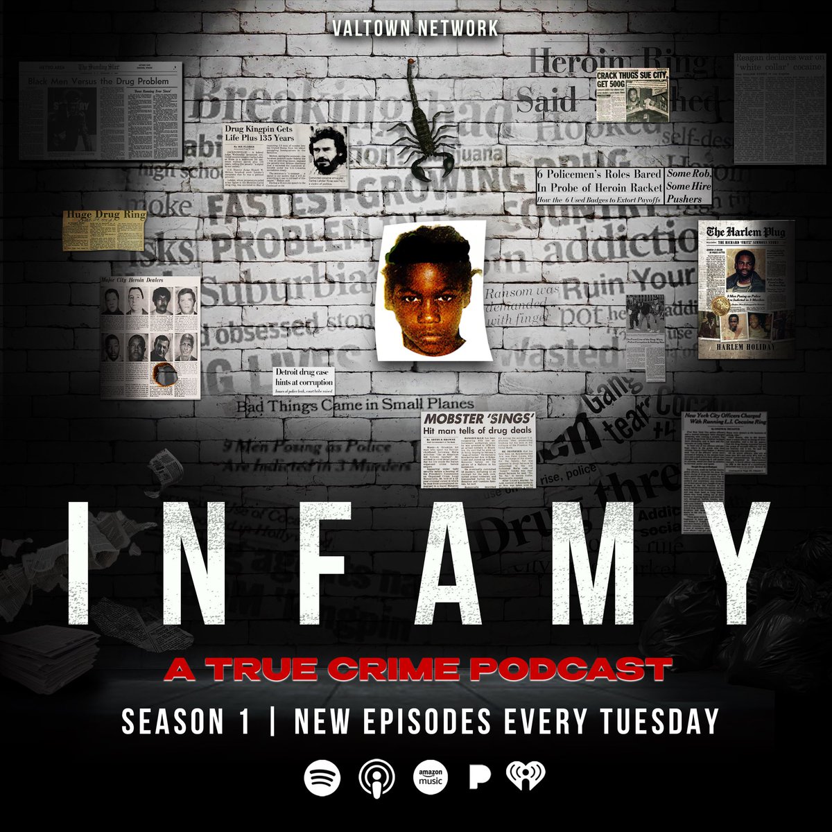 _ValTown_'s tweet image. Infamy, A True Crime Podcast. Every Tuesday, available on all platforms. Out now.
Links: podcasts.apple.com/us/podcast/inf…
linktr.ee/infamypod