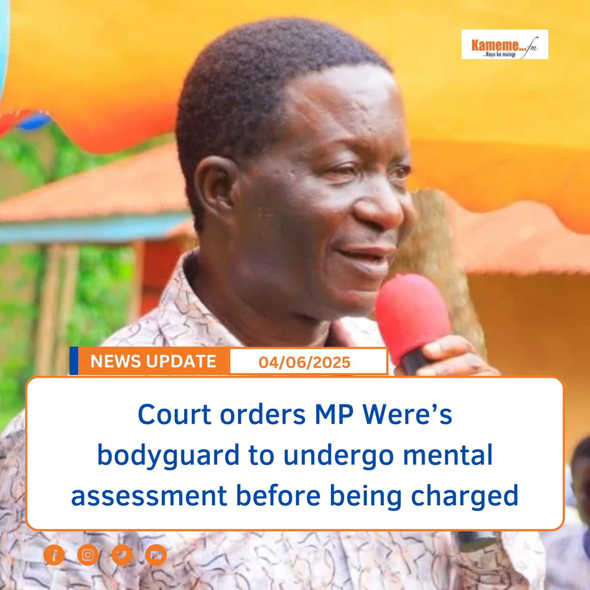 Igoti gwathana murangiri wa uria urari mumbunge wa Kasipul, Ong’ondo Were, arorwo ugima wake wa meciria mbere ya gutuirwo shorturl.at/bKJff