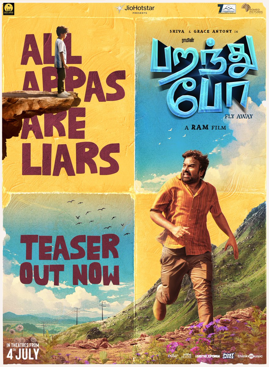 raahul (@mynameisraahul) on Twitter photo All appa’s are liars & this teaser is the proof 👀
OUT NOW! #DirectorRam’s #ParanthuPo Teaser
▶️ youtu.be/YzUrBiA2AQI?si…
<a href="/actorshiva/">Shiva</a> #graceantony <a href="/yoursanjali/">Anjali</a> <a href="/AjuVarghesee/">Aju Varghese</a> <a href="/DhayaSandy/">Santhosh Dhayanithi</a> <a href="/madhankarky/">Madhan Karky</a> @iamvijayyesudas <a href="/mynameisraahul/">raahul</a> <a href="/Romeopictures_/">Romeo Pictures</a> <a href="/thinkmusicindia/">Think Music</a> All appa’s are liars & this teaser is the proof 👀
OUT NOW! #DirectorRam’s #ParanthuPo Teaser
▶️ youtu.be/YzUrBiA2AQI?si…
<a href="/actorshiva/">Shiva</a> #graceantony <a href="/yoursanjali/">Anjali</a> <a href="/AjuVarghesee/">Aju Varghese</a> <a href="/DhayaSandy/">Santhosh Dhayanithi</a> <a href="/madhankarky/">Madhan Karky</a> @iamvijayyesudas <a href="/mynameisraahul/">raahul</a> <a href="/Romeopictures_/">Romeo Pictures</a> <a href="/thinkmusicindia/">Think Music</a>