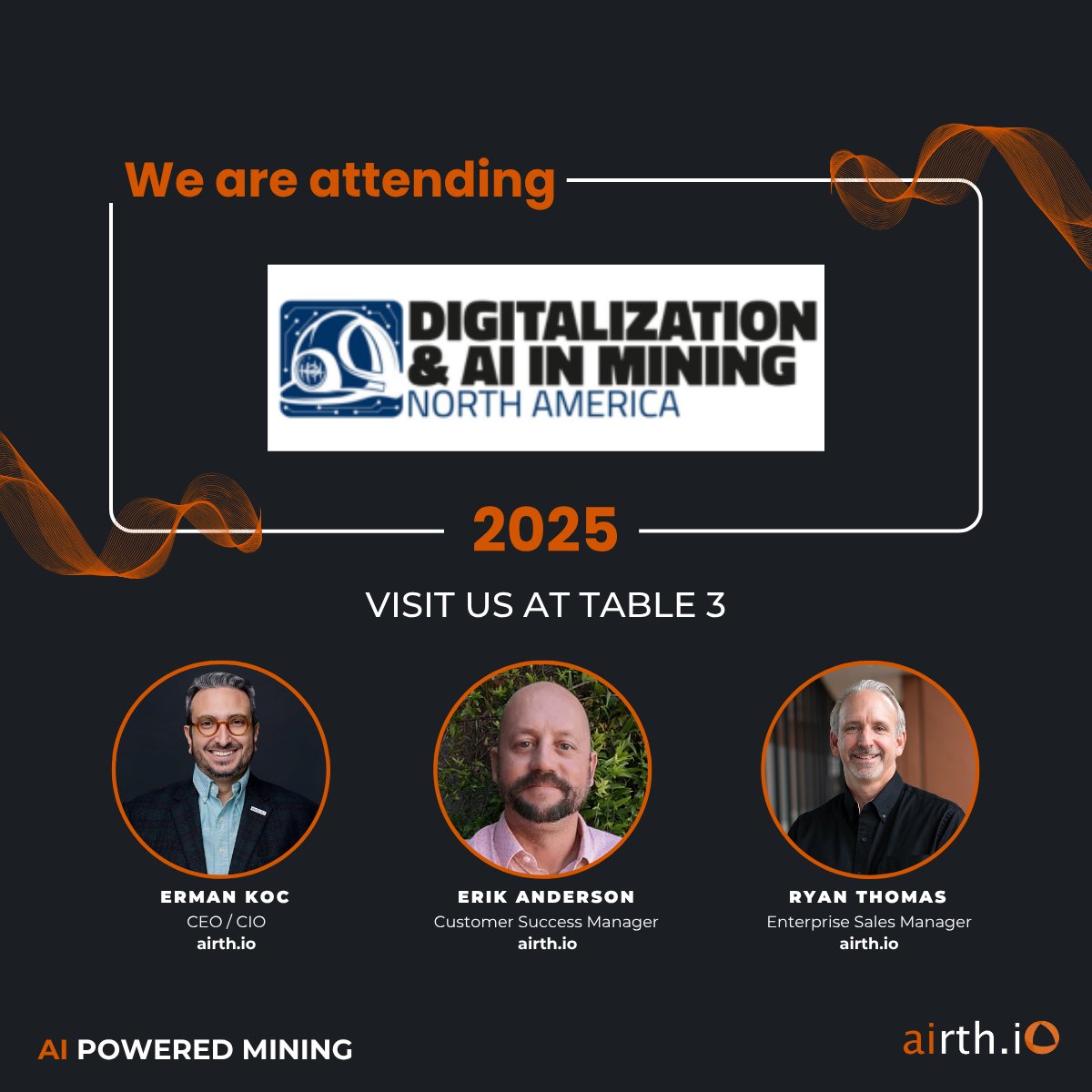 🚀 airth.io is heading to Vancouver!
We’re attending the Digitalization &amp; AI in Mining Conference.
📍 Visit us at Table 3

Discover how our AI-powered mining solutions are driving innovation, automation &amp; efficiency.

🌐airth.io

#AIPoweredMining