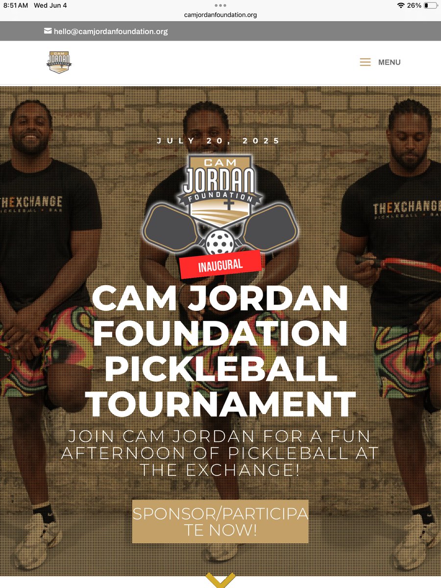 Marcie Fiorentino (@marcie_3sonsomg) on Twitter photo Excited to play pickleball for a great cause! Met Cam Jordan in March playing pickleball, not realizing who he was and he was just so genuine, and we won. Learning all he does for NOLA has made me a Saints fan! #saints <a href="/camjfoundation/">Cam Jordan Foundation</a> camjordanfoundation.org/pickleball/ Excited to play pickleball for a great cause! Met Cam Jordan in March playing pickleball, not realizing who he was and he was just so genuine, and we won. Learning all he does for NOLA has made me a Saints fan! #saints <a href="/camjfoundation/">Cam Jordan Foundation</a> camjordanfoundation.org/pickleball/