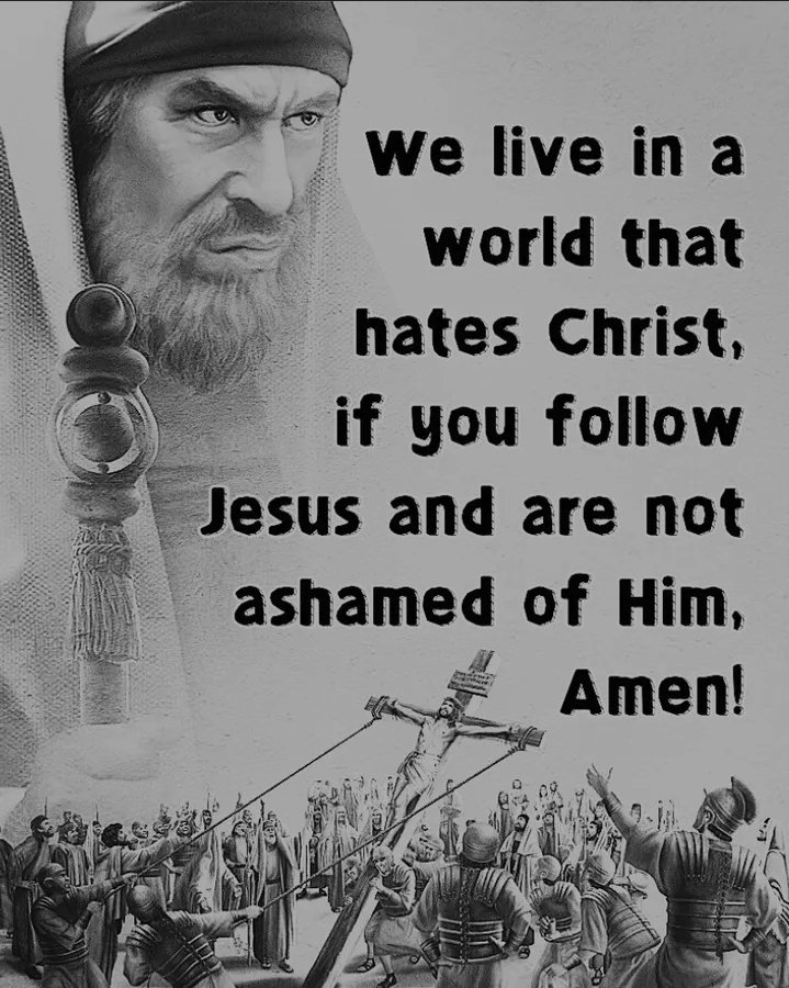 If you follow CHRIST and are not ashamed of HIM, type AMEN!