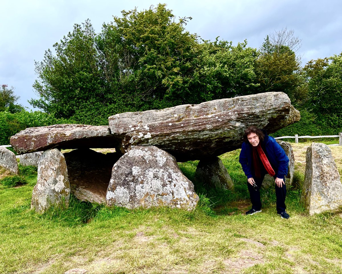 Doing a lot of recording now, but on a quick break I enjoyed visiting the dolmen near the Welsh border which I gather inspired CS Lewis for the stone table in The Lion, the Witch and the Wardrobe…