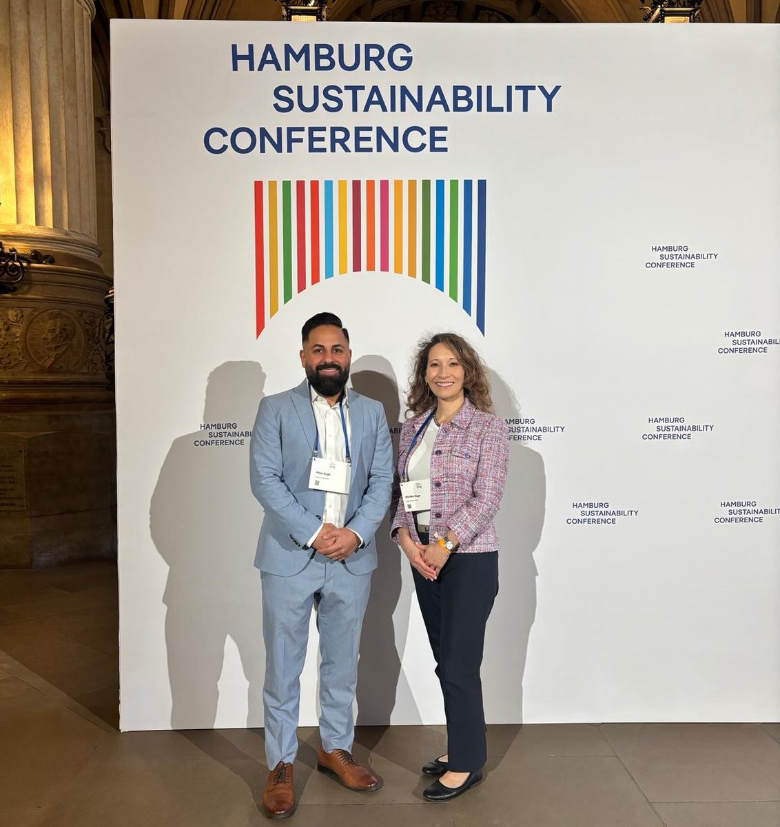 ERO joined the second edition of the #Hamburg Sustainability Conference (2–3 June) and met with Johann Saathoff 🇩🇪, incoming ADB Governor, to reaffirm our commitment to #multilateralism and #InclusiveGrowth.  

🔹The delegation participated in high-level meetings and panel