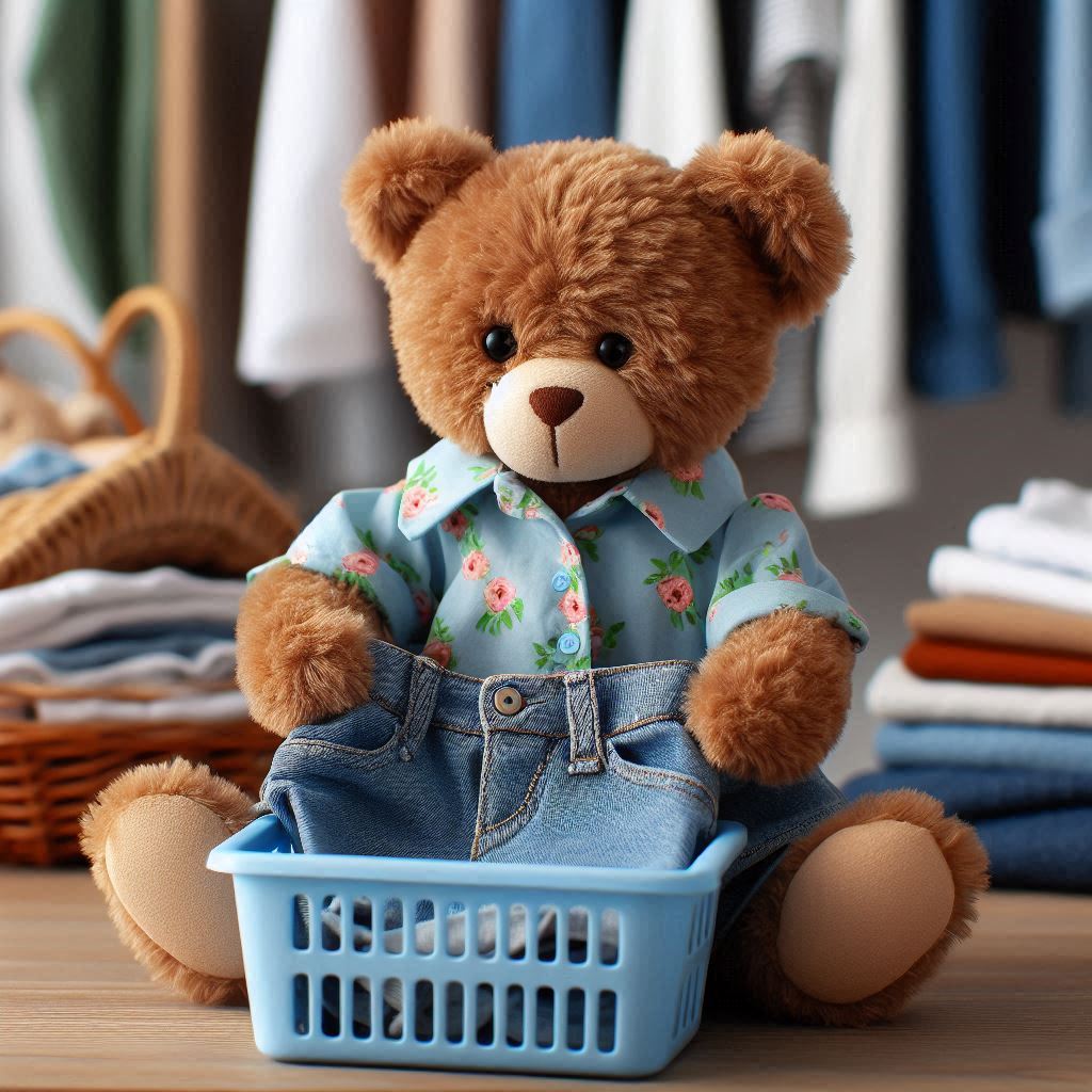 B: Another load of laundry to put away...