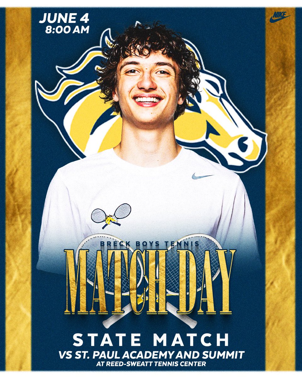 Good luck to #BreckBTEN in the State Semi-final against SPA!