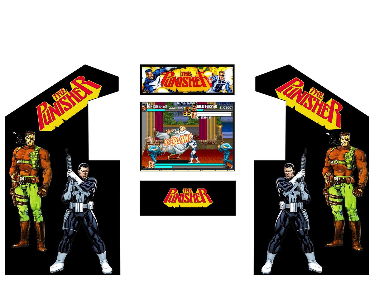 🕶️ The Punisher Arcade (1:12 scale) is locked &amp; loaded!
🎮 Removable screen
💡 Back panel opens for lights &amp; stash
🧲 Arcade-accurate control panel

Team up with Nick Fury or go solo with Frank Castle.
⚡ Use code PRIME for 10% OFF!

#PunisherArcade #MiniArcade #Prime2da1st