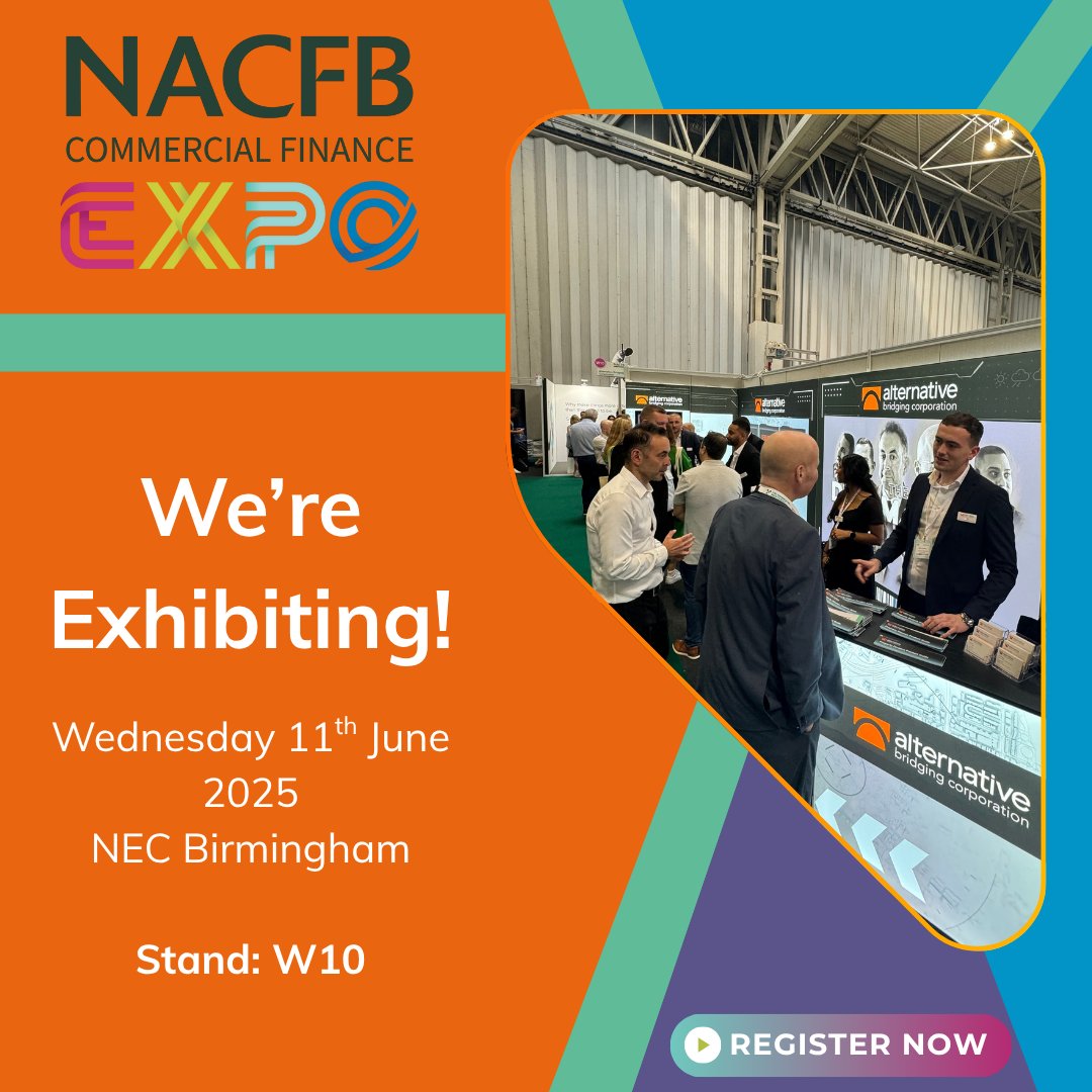 Have you registered to attend the NACFB Commercial Finance Expo?

No? What are you waiting for, there’s only one week to go!!

We’re going to be on stand W10, so pop by and say hi 😊

Register Here: commercialfinanceexpo.co.uk/tickets

#NACFBCFExpo #AlternativeFinance