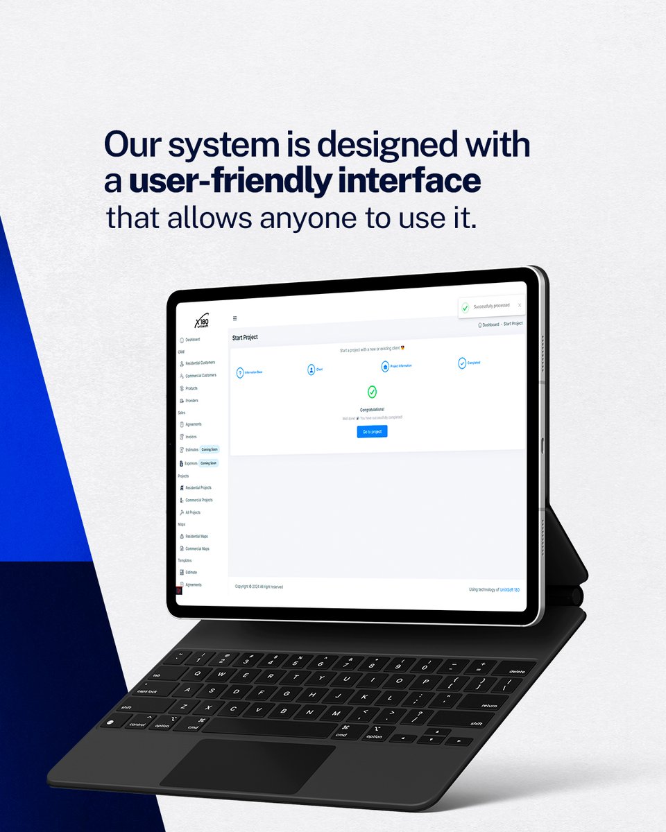 unixsoft180's tweet image. Most software can be confusing. Unixsoft 180 simplifies. Built for real people, real teams, and real results. Try the CRM made with you in mind.

#UserFriendlyCRM #RoofingSoftware #TeamTools #SimpleTech #Unixsoft180