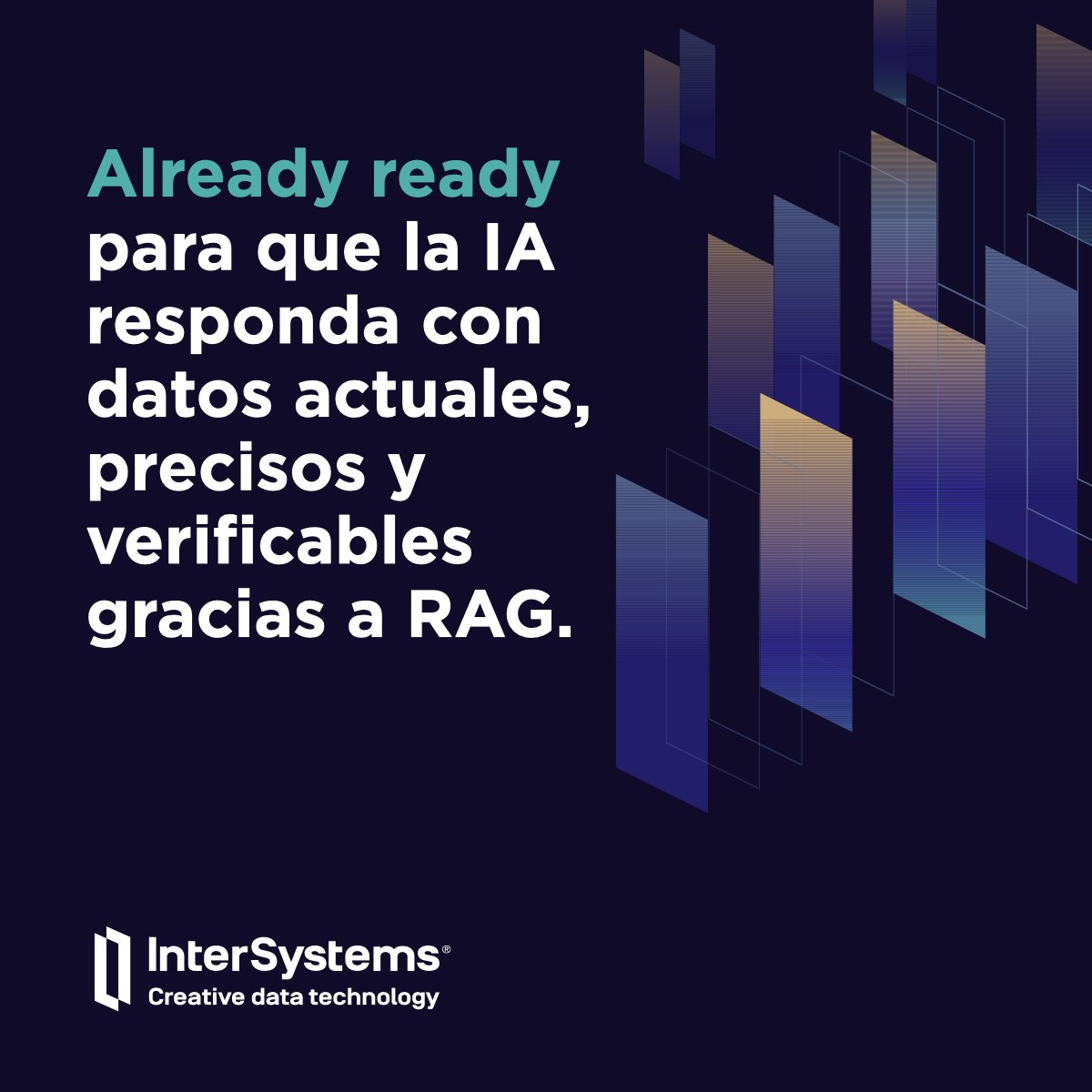 La IA generativa no siempre acierta. 

Con RAG, accede a fuentes fiables en tiempo real y ofrece respuestas basadas en datos verificados. Más precisión, más contexto y datos trazables.

bit.ly/4kM327J