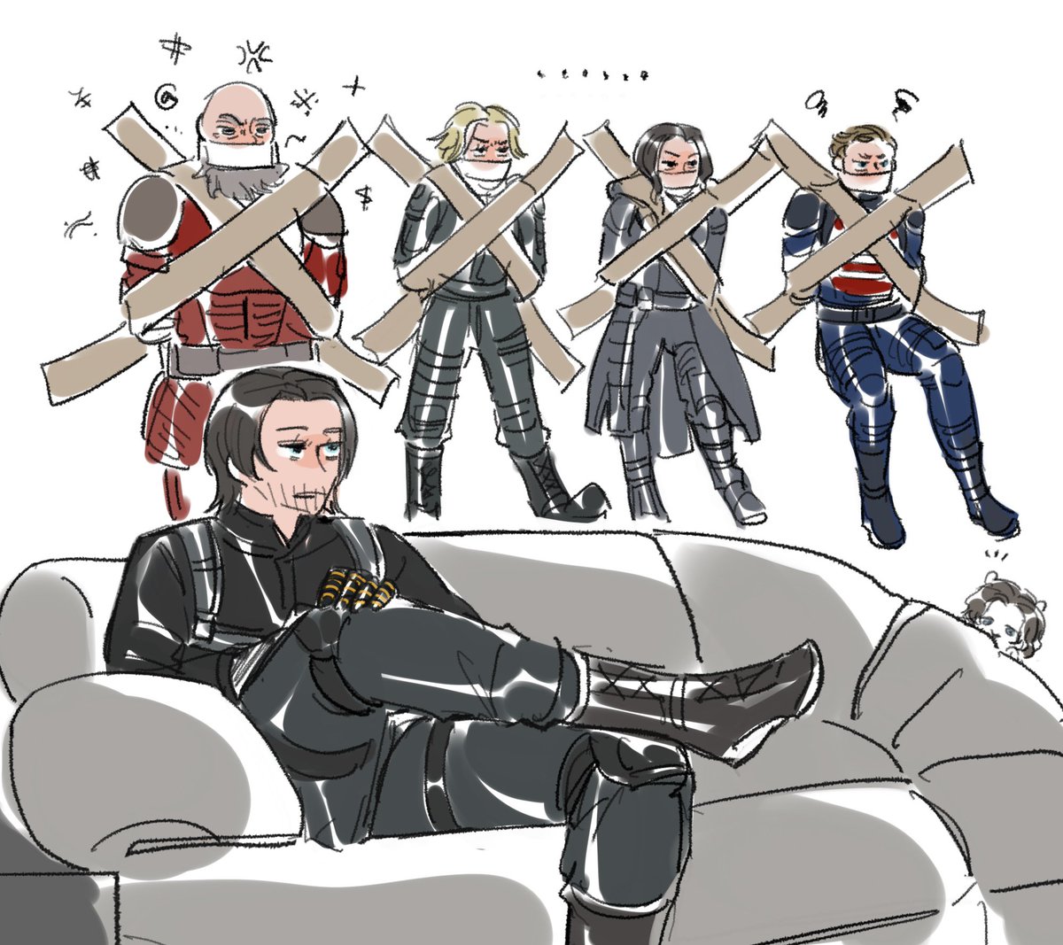 一家人就是要服服貼貼
#thunderbolts