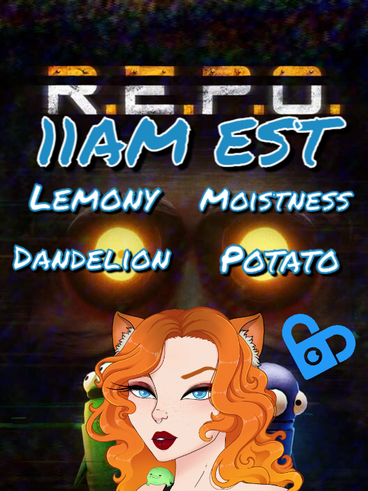 Kiwi ๐ (@kiwivrc) on Twitter photo TODAY (in 2 hours) i'll be doing a lil' Repo fun with <a href="/Dandelion_VR/">Dandelion โหยฐ๐</a>, <a href="/lemonyyy__/">lemony</a>, <a href="/Moistness_vr/">Moistness</a>, <a href="/itspotatovrc/">๐๐จ๐ญ๐๐ญ๐จ โโก</a> on the blue site~โฅ
Let's have a fun time! โฅ TODAY (in 2 hours) i'll be doing a lil' Repo fun with <a href="/Dandelion_VR/">Dandelion โหยฐ๐</a>, <a href="/lemonyyy__/">lemony</a>, <a href="/Moistness_vr/">Moistness</a>, <a href="/itspotatovrc/">๐๐จ๐ญ๐๐ญ๐จ โโก</a> on the blue site~โฅ
Let's have a fun time! โฅ