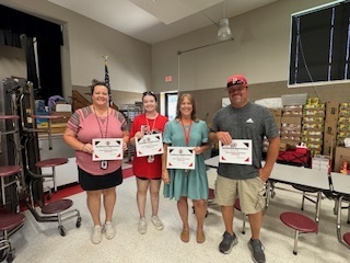Congratulations to our retiring staff members and our staff who have been with Burton ISD 5 years or more.