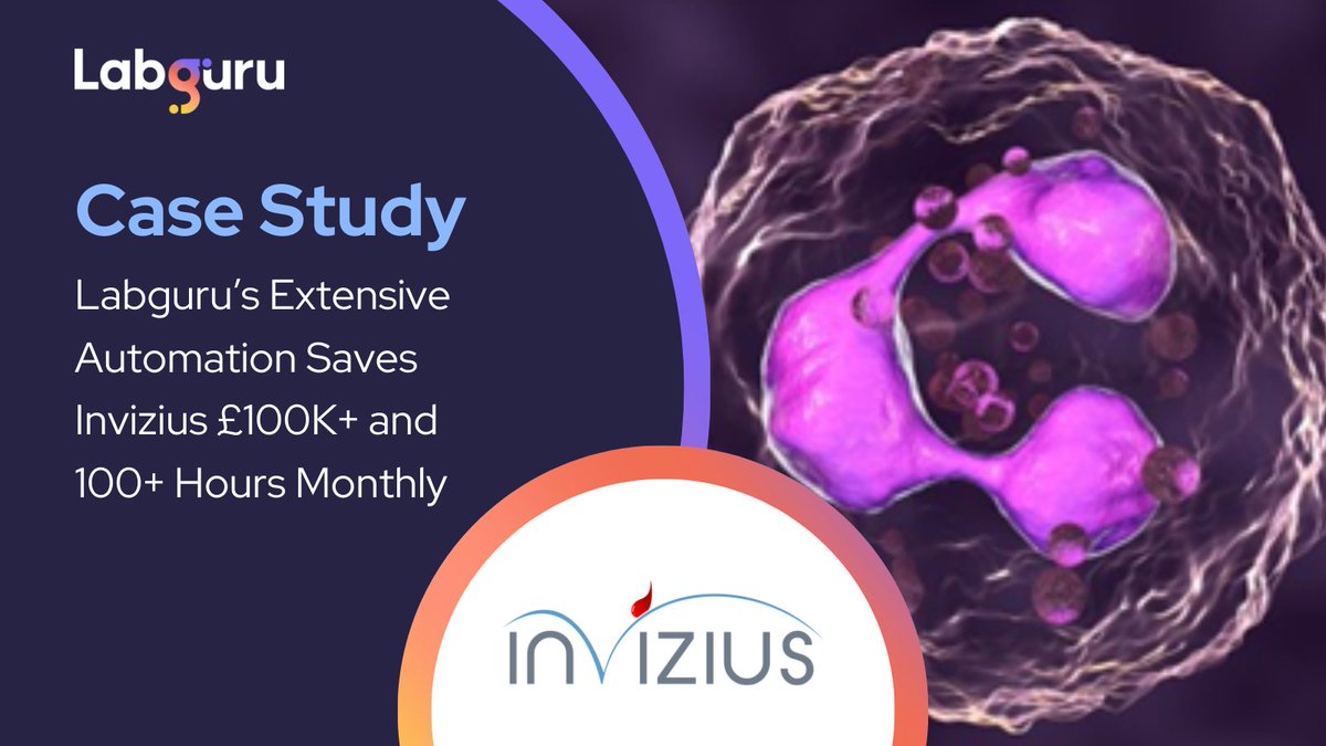 Cenevo_'s tweet image. 400+ patients. 30 biomarkers. Zero room for error.

Invizius saved £100K/month &amp;amp; reclaimed 200+ hours by integrating Labguru + Automata — achieving 100% data accuracy in high-stakes dialysis research.

See how they did it 👉 bit.ly/3SSbW7K
#Labguru #LabAutomation