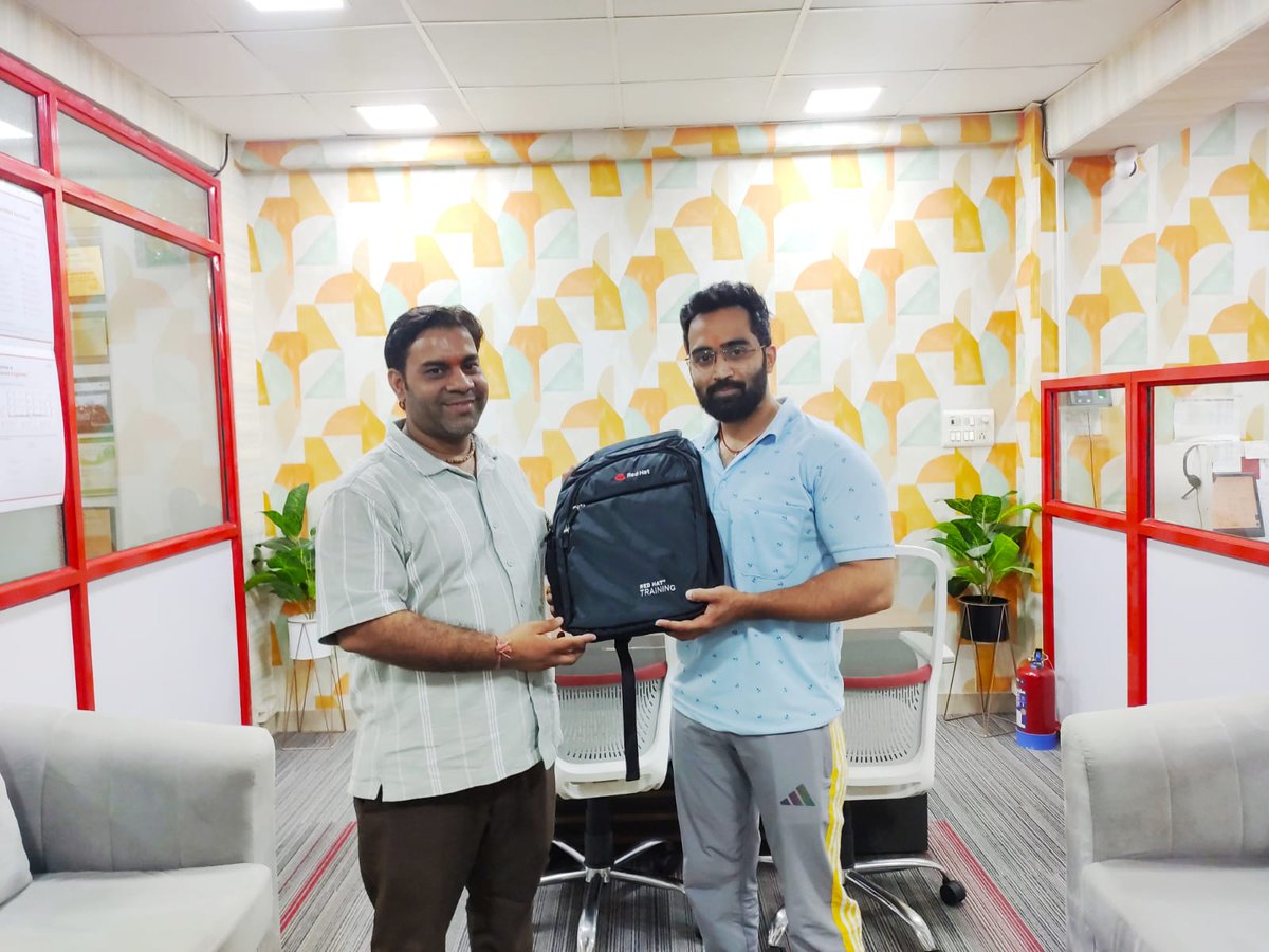 KRNetworkCloud1's tweet image. 🎉💼 𝐁𝐢𝐠 𝐂𝐨𝐧𝐠𝐫𝐚𝐭𝐬 𝐭𝐨 Prince
📸 𝐒𝐰𝐢𝐩𝐞 𝐭𝐨 𝐰𝐢𝐭𝐧𝐞𝐬𝐬 𝐭𝐡𝐞 𝐜𝐞𝐥𝐞𝐛𝐫𝐚𝐭𝐢𝐨𝐧 𝐨𝐟 𝐭𝐡𝐢𝐬 𝐩𝐫𝐨𝐮𝐝 𝐦𝐢𝐥𝐞𝐬𝐭𝐨𝐧𝐞!
#RHCE #RedHatCertifiedEngineer #LinuxCertification #SystemAdmin #DevOpsSuccess #KRNetworkCloud #EX294 #LinuxEngineer #TechCareer