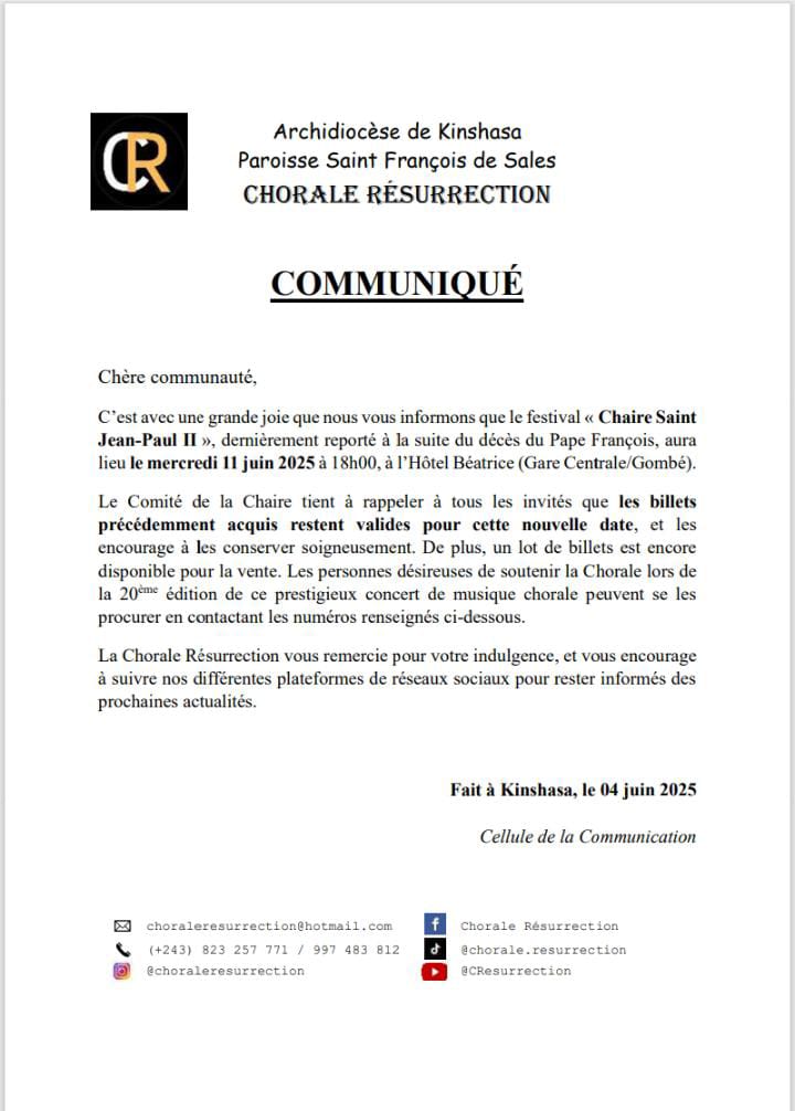 Chorale Résurrection (@chresurrection) on Twitter photo 