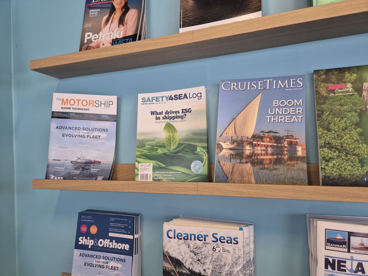 SAFETY4SEA (@safety4sea) on Twitter photo That’s a wrap for today’s interviews at <a href="/NorShipping/">Nor-Shipping</a> 2025!
Thanks to all the amazing stakeholders who joined us - we’ll be back tomorrow!
📸 In the meantime, swing by the Media Zone where the #SAFETY4SEA Log is on display!
#futureproof #norshipping #blueeconomy #shipping That’s a wrap for today’s interviews at <a href="/NorShipping/">Nor-Shipping</a> 2025!
Thanks to all the amazing stakeholders who joined us - we’ll be back tomorrow!
📸 In the meantime, swing by the Media Zone where the #SAFETY4SEA Log is on display!
#futureproof #norshipping #blueeconomy #shipping