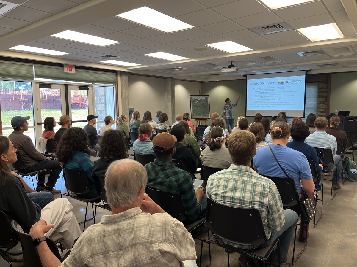 ⁦⁦Let the ⁦<a href="/KonzaLTER/">Konza Prairie LTER</a>⁩ annual meeting begin!