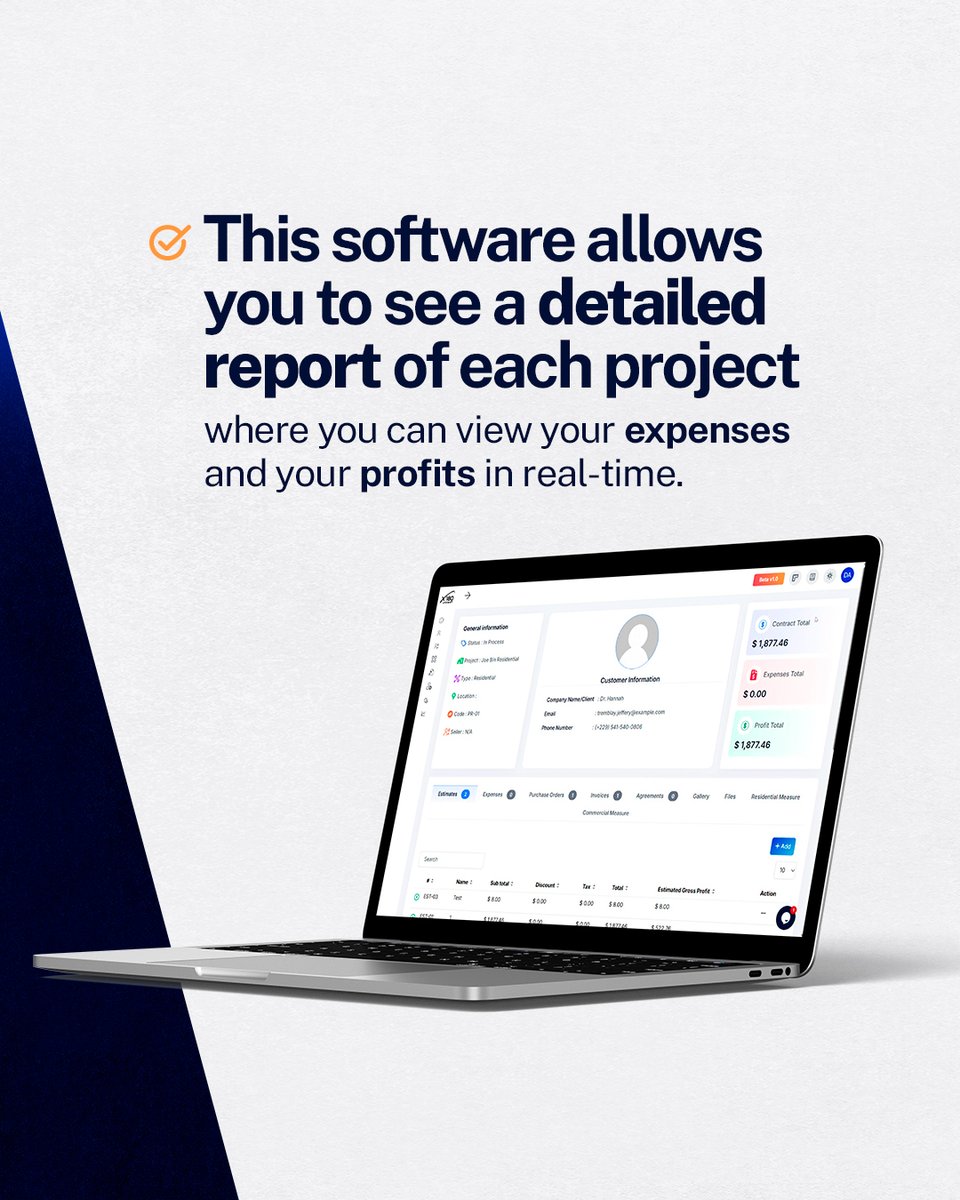 unixsoft180's tweet image. Get a 180° view of your projects with Unixsoft. Track expenses and profits in real-time to make smarter business decisions. Don’t wait—take control today!

#ProjectManagement #RealTimeData #BusinessGrowth #RoofingCRM #Unixsoft180