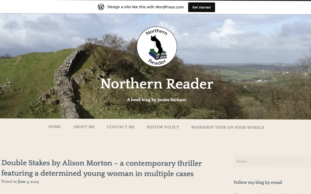 Alison Morton (@alison_morton) on Twitter photo "The character of Mel is so engaging... I was completely drawn in. I would recommend this as a standalone thriller and a really enjoyable read." from <a href="/NorthernReader/">Julie Barham</a> reviews
northernreader.wordpress.com/2025/06/03/dou⦠#bookreview #thriller "The character of Mel is so engaging... I was completely drawn in. I would recommend this as a standalone thriller and a really enjoyable read." from <a href="/NorthernReader/">Julie Barham</a> reviews
northernreader.wordpress.com/2025/06/03/dou⦠#bookreview #thriller