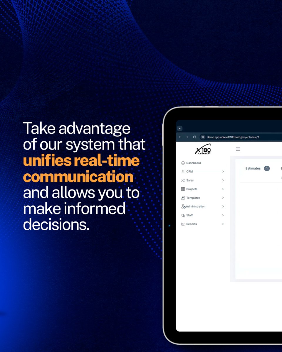 unixsoft180's tweet image. Communication that moves your business forward. Unixsoft 180 keeps your team, clients, and decisions aligned—all in one smart system.

#TeamCommunication #CRMForRoofers #SmartDecisions #BusinessTools #Unixsoft180