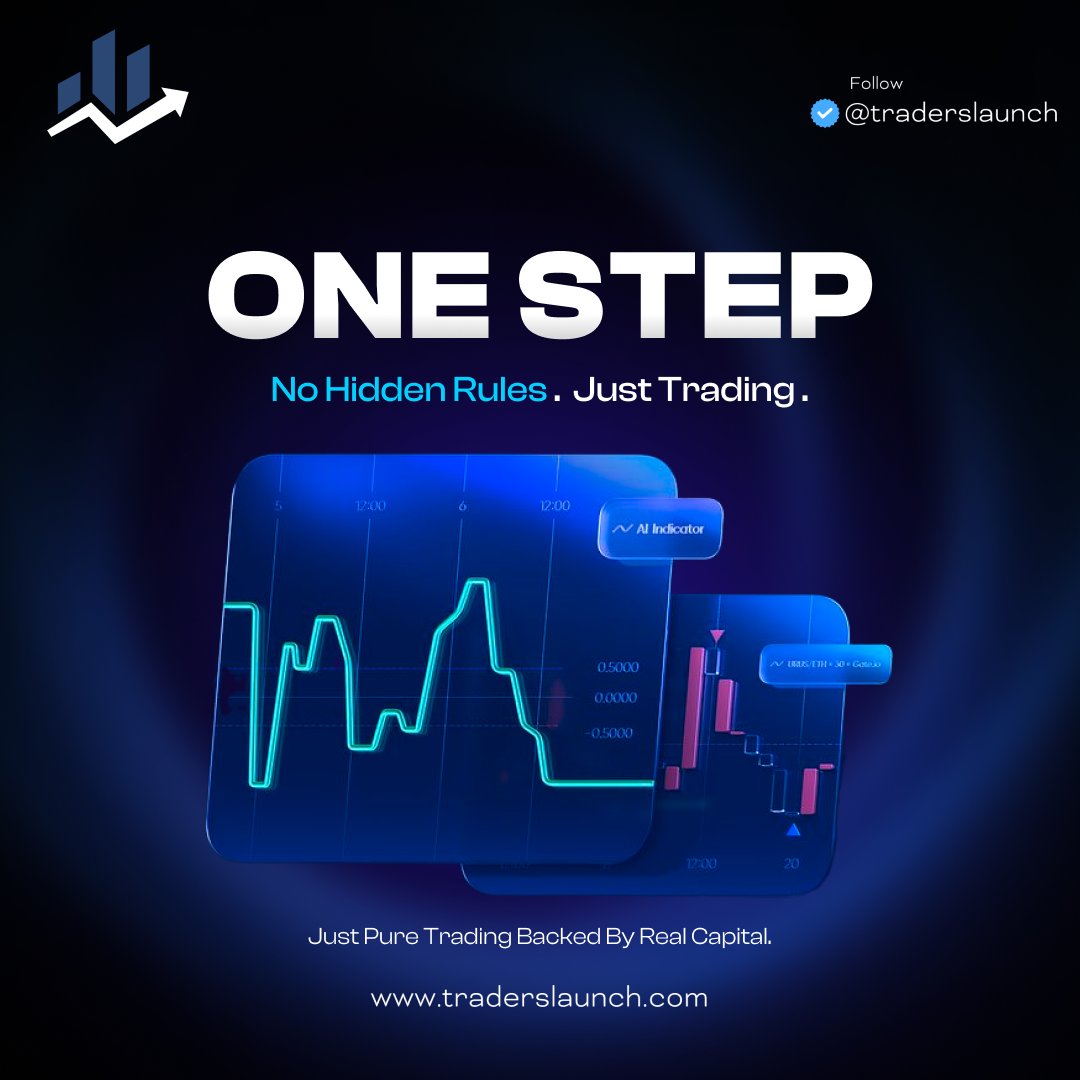 All of our evaluations are just One Step☑️

We provide a clear path to live, with zero hidden rules.

Traders should be focused on trading without having their focus clogged up by predatory rules.