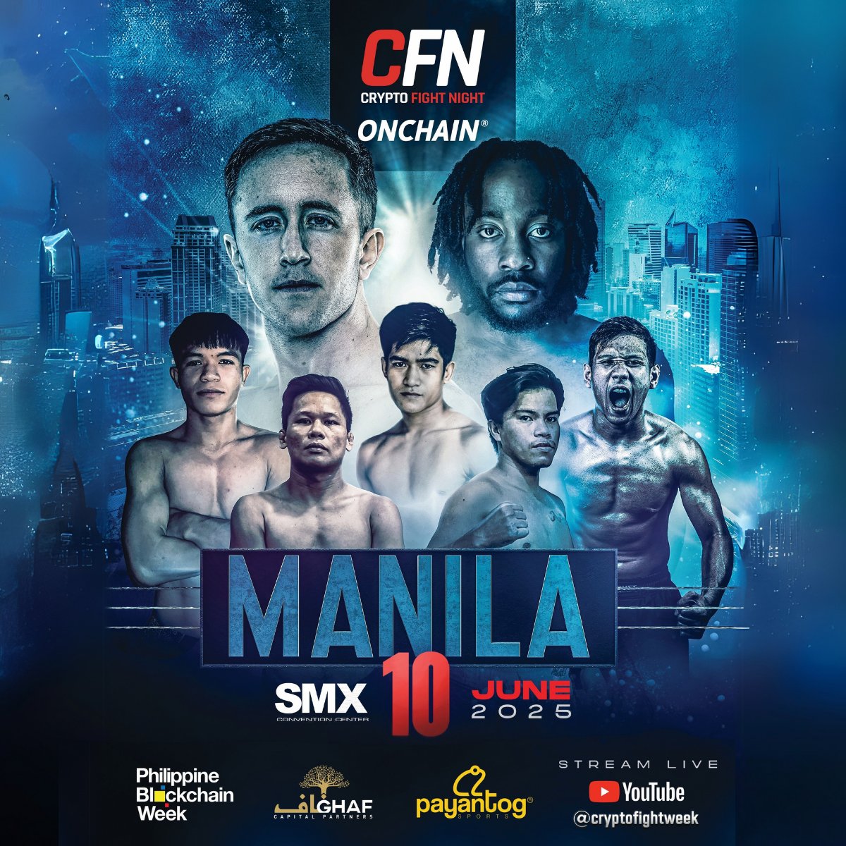 ONCHAIN® Labs | ONCHAIN® Ramp Coming Soon (@onchaineu) on Twitter photo From the blockchain to the boxing ring 🥊 CRYPTO FIGHT NIGHT ONCHAIN® hits Manila June 10—top influencers & rising talent face off live at PBW 2025
Special guests: John Riel Casimero & Denice Zamboanga.
🎟️ lu.ma/qezmf3rg
<a href="/CryptoFightWeek/">Crypto Fight Week</a> | <a href="/philippinebc_wk/">Philippine Blockchain Week</a> From the blockchain to the boxing ring 🥊 CRYPTO FIGHT NIGHT ONCHAIN® hits Manila June 10—top influencers & rising talent face off live at PBW 2025
Special guests: John Riel Casimero & Denice Zamboanga.
🎟️ lu.ma/qezmf3rg
<a href="/CryptoFightWeek/">Crypto Fight Week</a> | <a href="/philippinebc_wk/">Philippine Blockchain Week</a>