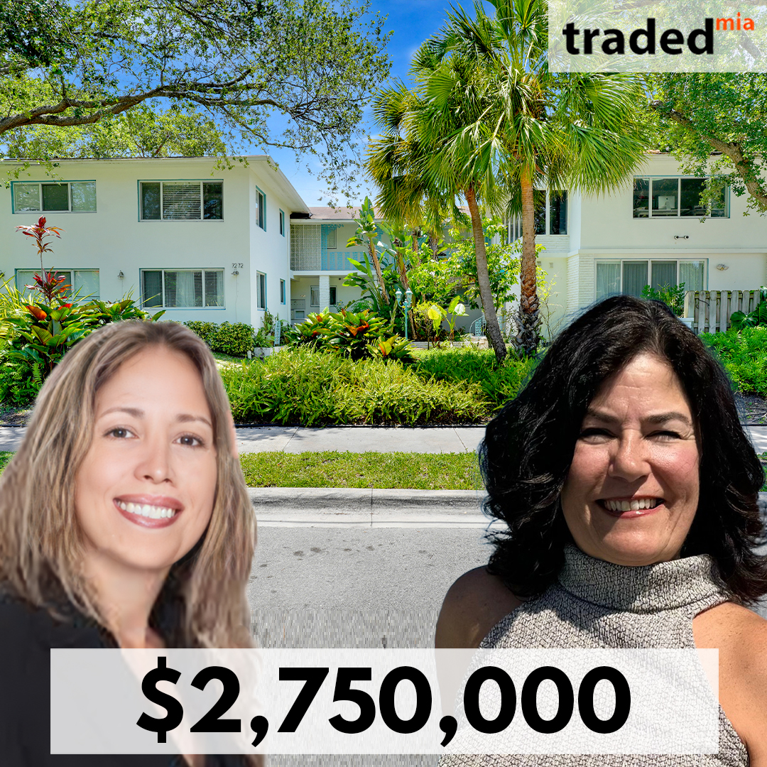 SALE
IMAGE: Janet Crucet &amp; Kristine Flook
DATE: 5/16/2025
ADDRESS: 7272 Northeast 6th Court
MARKET: Miami
ASSET TYPE: Multifamily

BUYER: Santiago Alvarez
SELLER: Avra Jain
BROKERS: Janet Crucet &amp; Kristine Flo...

View Post on Traded:traded.co/deals/florida/…