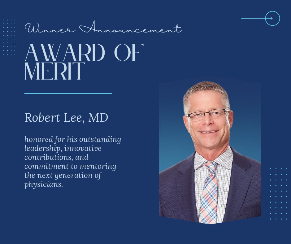 Congratulations to Robert Lee, MD, recipient of the Award of Merit! His decades of service, leadership, and dedication to advancing medicine in Iowa embody the spirit of this distinguished honor. #IMSAwards