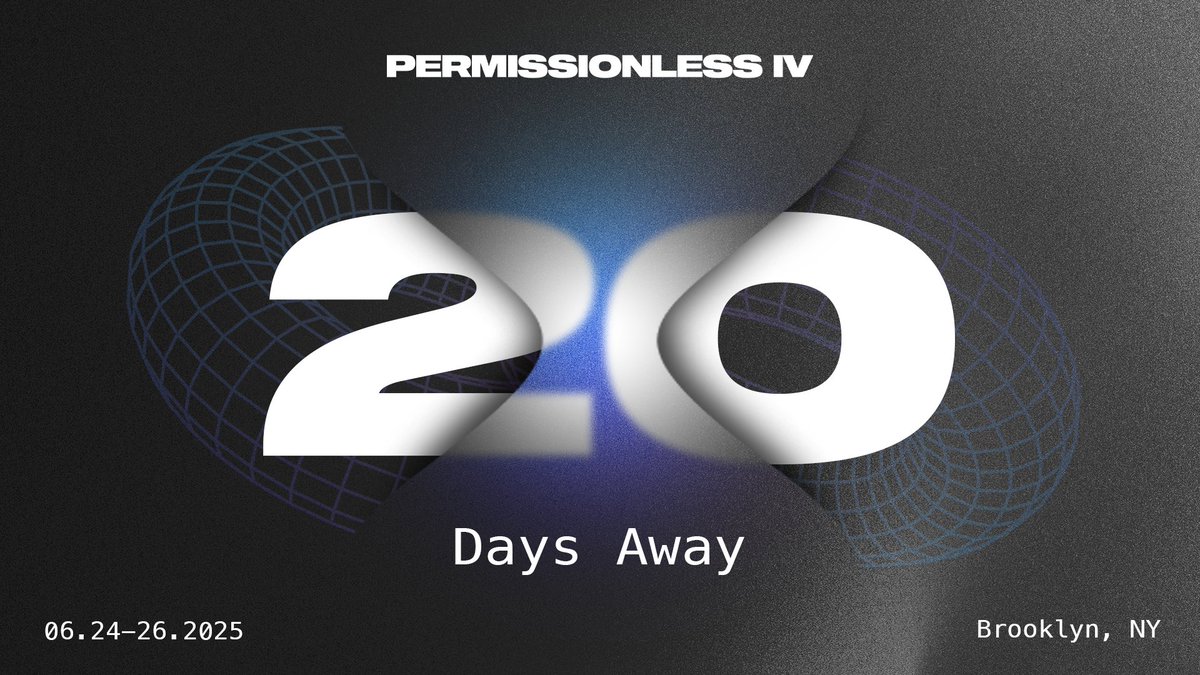 Blockworks's tweet photo. The 24 hour flash sale for @Permissionless tickets has begun. Use code FLASH50 to get 50% off tickets — until 9 pm ET only! https://t.co/Ibj2bm80cG