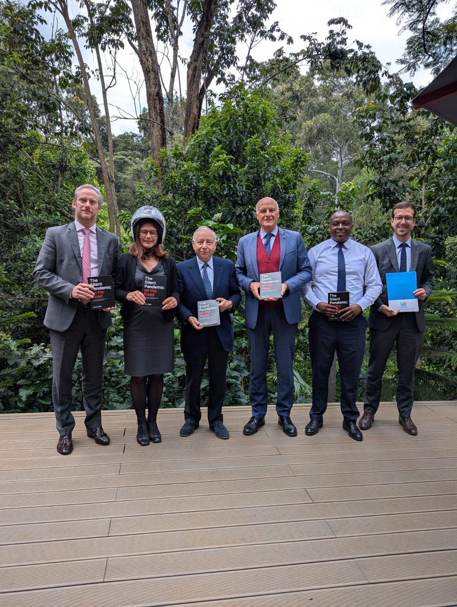 Road safety demands action. In Nairobi today with Amb. Arnaud Suquet of France 🇫🇷, Amb. Henriette Geiger of the EU 🇪🇺, Amb. Roberto Natali of Italy 🇮🇹, Amb. Sebastian Groth of Germany 🇩🇪 &amp; Nathaniel Mong’are (UDA Party Director for Diaspora) to scale #Kenya’s safety campaigns.