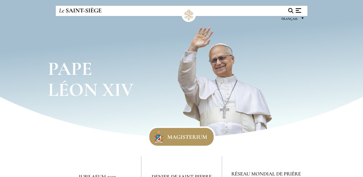 Tiens, le Vatican a changé son site Internet... cc <a href="/AGisotti/">Alessandro Gisotti</a>