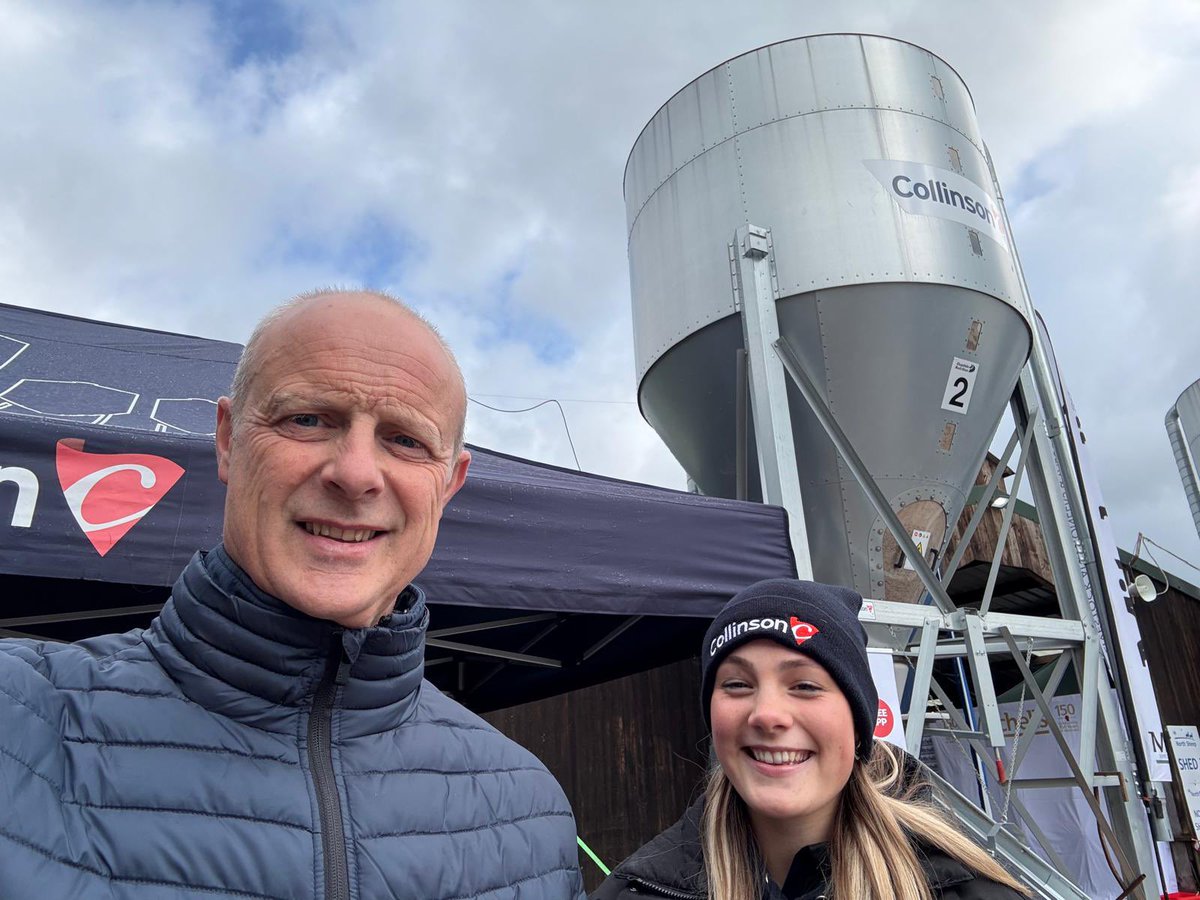 Pete and Lola are at NSA NorthSheep today. 

You’ll find them in the main yard, by a pair of our T1 Snacker Silos we delivered to Greystoke Farm last year!

#NSANorthSheep #SnackerSilos #MadeInBritain