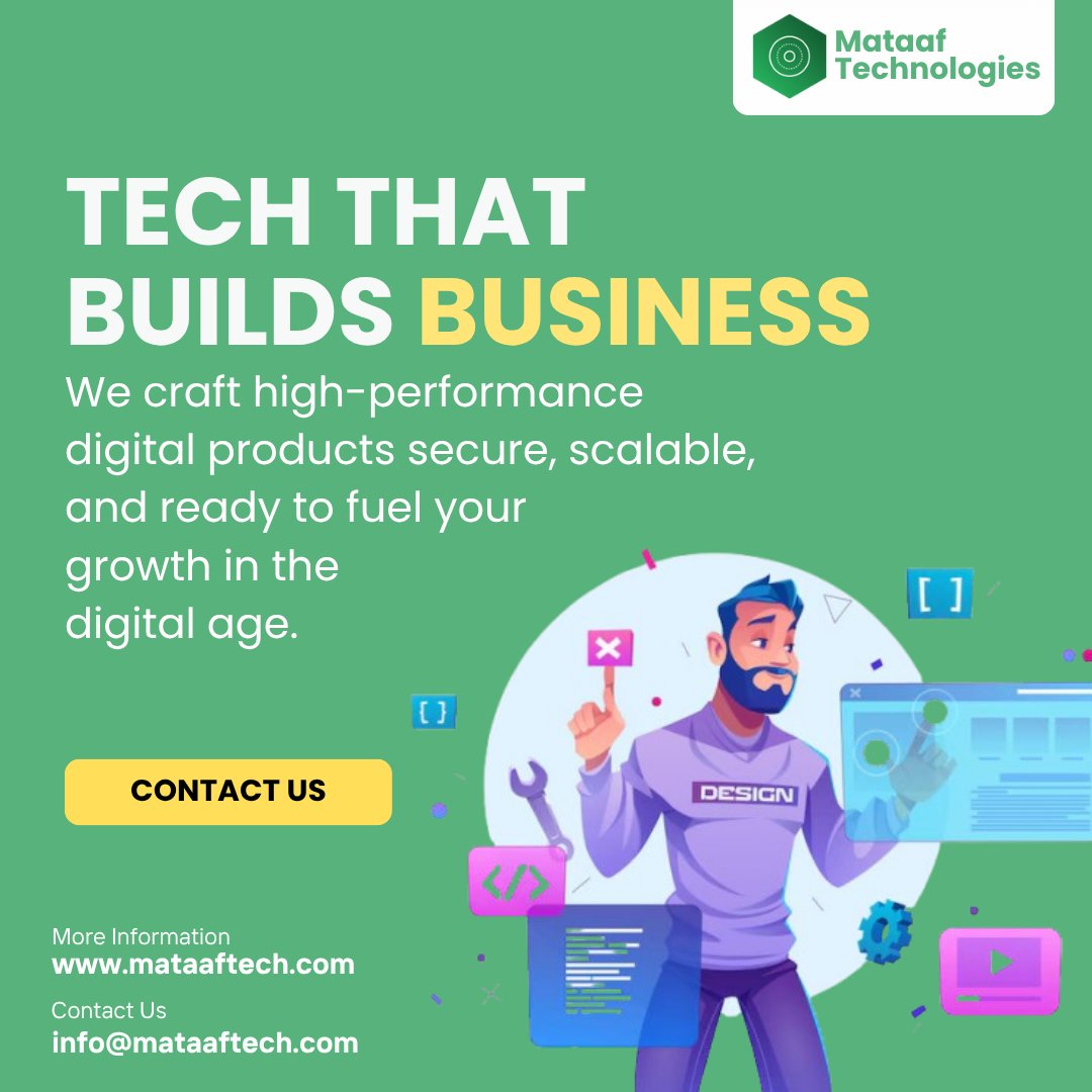 mataaftech's tweet photo. ⚡ Your growth engine starts here!
Secure • Scalable • Performance-driven
👉 https://t.co/ozQVu557EU
#BuiltToScale https://t.co/emKOJ3mNSS