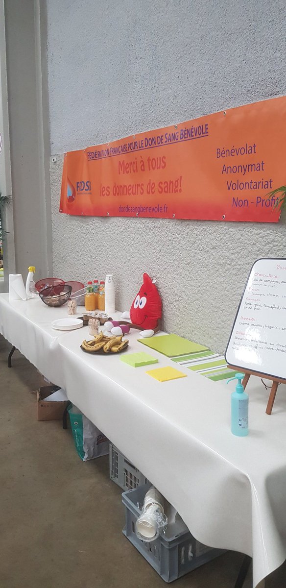 ThomasLamy31's tweet photo. 🩸 Ils sont là jusqu’à ce soir à Colomiers !
Depuis lundi, l’association pour le don du sang organise une nouvelle collecte. Merci aux bénévoles mobilisés et aux donneurs fidèles ❤️
Il est encore temps de faire ce geste simple qui sauve des vies.

👉 Mon article à lire ici :
https://t.co/e33mZxFoGk

#Colomiers #Dondusang #EngagementLocal #Citoyenneté #Santé