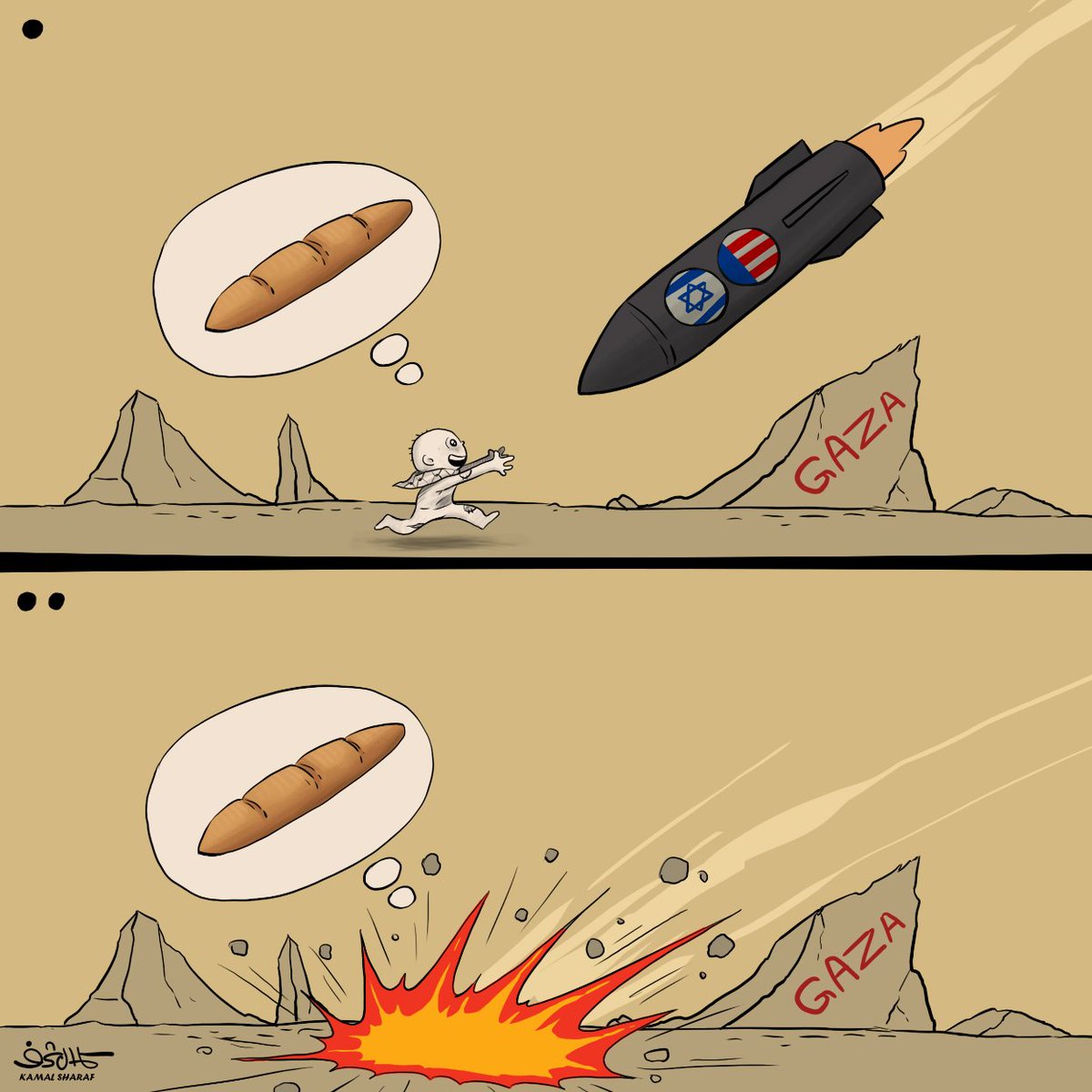 HOY es PALESTINA, mañana PUEDE ser tu PAÍS y tus HIJOS.

#IsraelGenocida