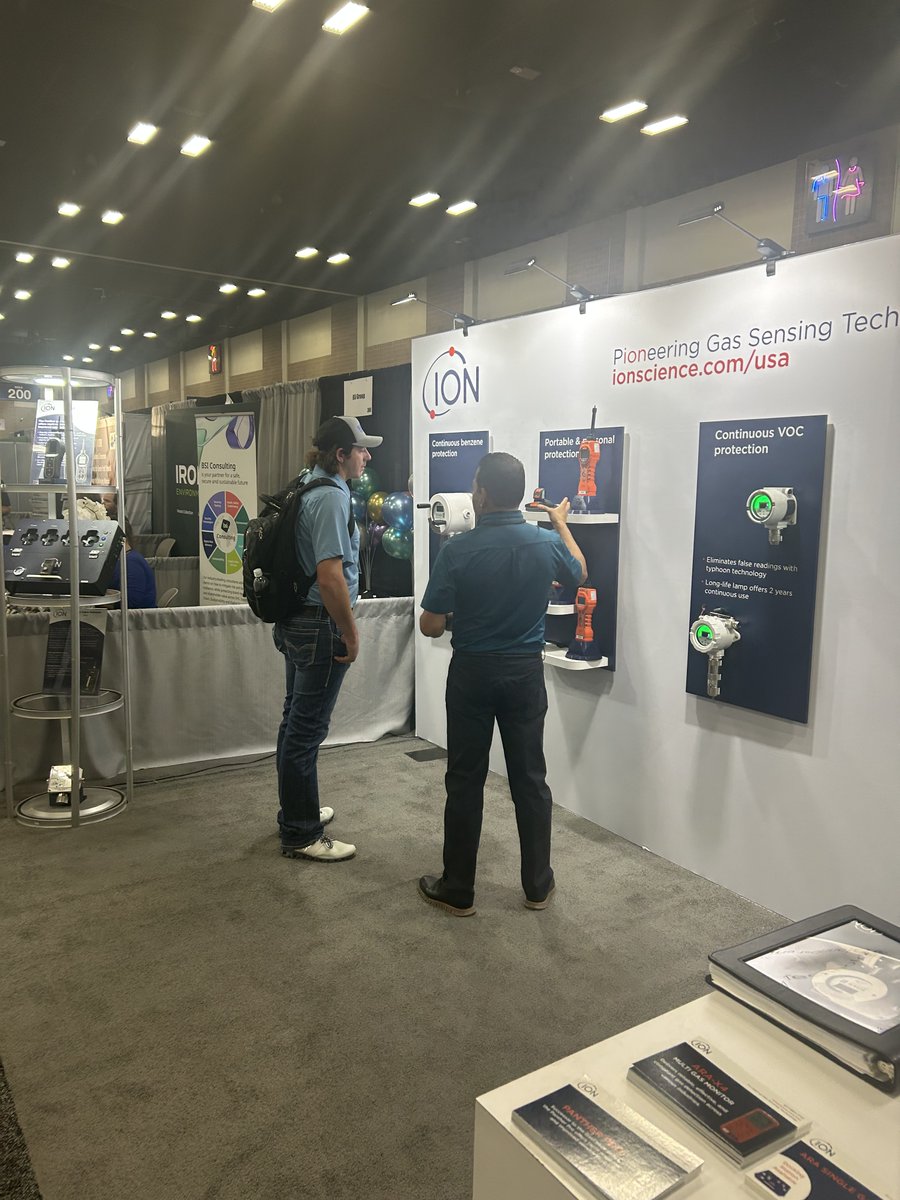 ionscienceusa's tweet image. Today is the second and final day of TCEQ&apos;s Environmental Trade Fair and Conference in San Antonio, TX! Come talk with our experts at booth #362 and learn about how ION can assist with your gas detection requirements. 

#IONScience #ION #TCEQ #TCEQ2025 #Expo