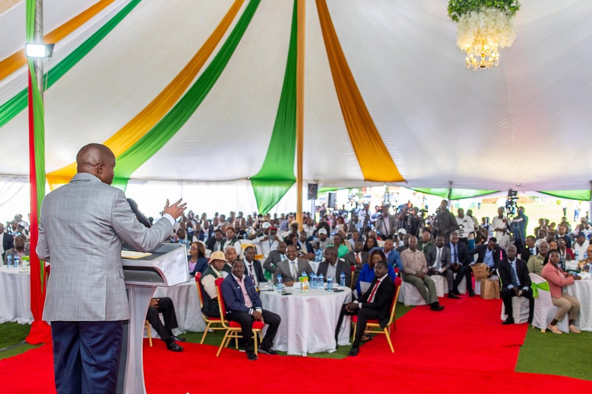 Deputy President H.E Kithure Kindiki presided over the National Macadamia Conference 2025 at Embu University, Embu County.

Speaking to the people of Embu, He reaffirmed the government’s commitment to strengthening the macadamia sector through strategic partnerships and inclusive