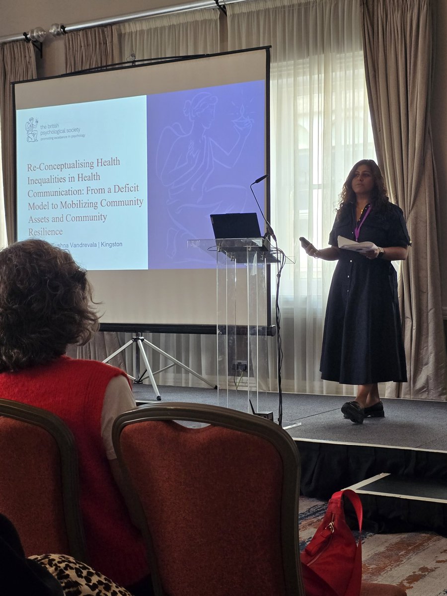 HealthPsyScot's tweet image. Next keynote professor Tushna Vandrevela talking about #healthinequalities