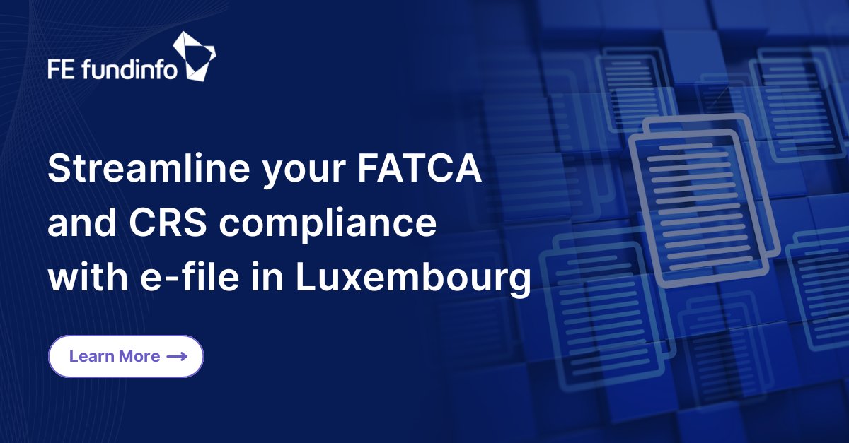 FATCA non-compliance = 30% withholding risk.

E-file simplifies FATCA &amp; CRS in one platform—secure XML, real-time feedback, 1.3M+ reports/year.

➡️Learn more here: hubs.ly/Q03qF5hw0

#FATCA #CRS #Compliance #Luxembourg #FinancialInstitutions #TaxReporting