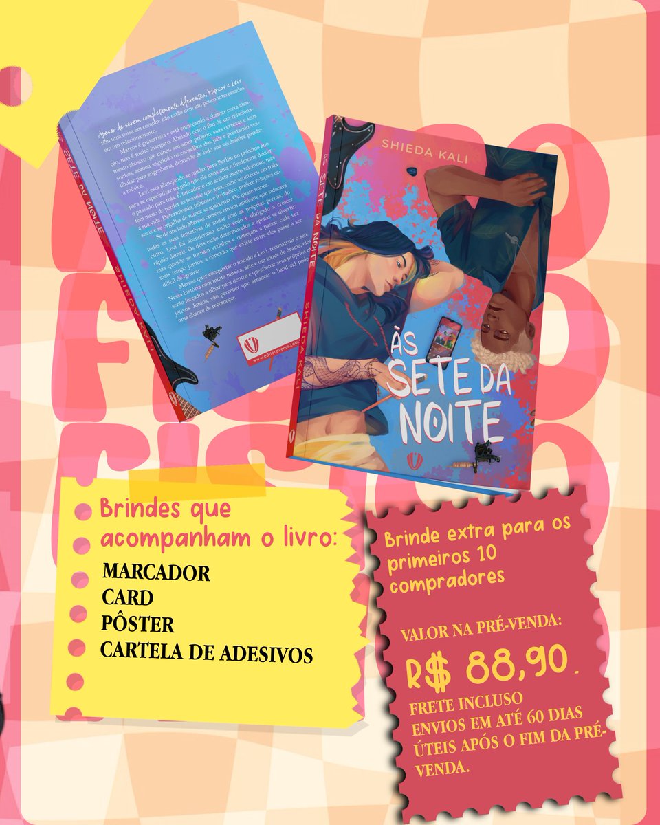 PRÉ-VENDA LIBERADA!

Leiam com atenção as informações para não ter dúvidas sobre a compra. O envio não é imediato, trata-se de uma pré-venda.

Envios previstos para SETEMBRO.

Pré-venda vai até o dia 19/07.

editoravenus.com.br