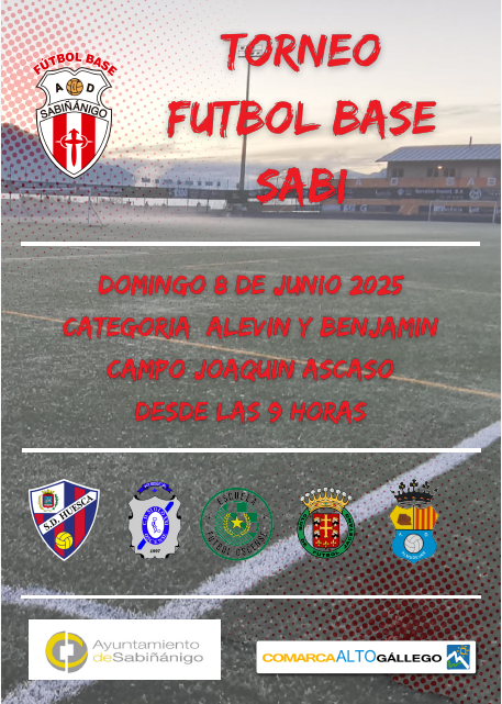 Este fin de semana vamos a tener mucho fútbol en el Joaquín Ascaso.  Empezamos contándoos que el domingo 8 celebraremos nuestro tradicional torneo con equipo benjamines y alevines del <a href="/JACETANOCF/">C.F JACETANO</a>, <a href="/EFOscense/">Escuela de Fútbol Oscense</a>, <a href="/SDHuesca/">SD Huesca</a>, <a href="/ADAlmudevar/">A.D. ALMUDÉVAR</a> y <a href="/Siglo21oscense/">CD Siglo XXI Oscense</a>.  Desde las 9:00