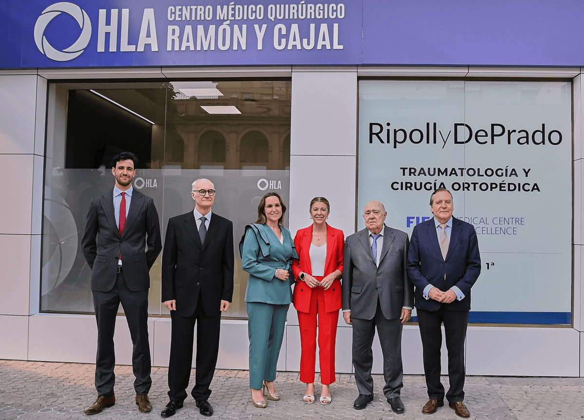 Grupo HLA (@grupohla) on Twitter photo El #HLA Centro Médico-Quirúrgico Ramón y Cajal inaugura la nueva sede de <a href="/ripollydeprado/">Ripoll y De Prado</a> Medical Group, especializados en #traumatología y #cirugía ortopédica con más de 125 años de trayectoria y que posee el sello de excelencia #FIFA
🔗 Más detalles ⤵️ El #HLA Centro Médico-Quirúrgico Ramón y Cajal inaugura la nueva sede de <a href="/ripollydeprado/">Ripoll y De Prado</a> Medical Group, especializados en #traumatología y #cirugía ortopédica con más de 125 años de trayectoria y que posee el sello de excelencia #FIFA
🔗 Más detalles ⤵️