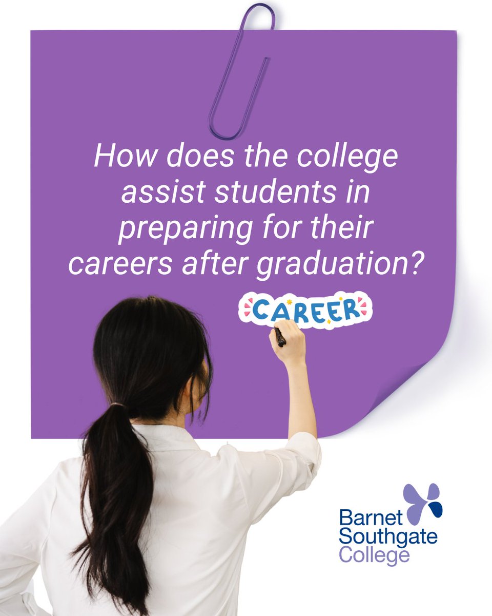🎓At Barnet and Southgate College, we're committed to helping you navigate your career path with confidence. Learn more here: hubs.la/Q03qD4br0

#BarnetSouthgateCollege #LondonColleges #Apprenticeships #UniOrWork #CareerSupport #collegecareerworkshops #studentsupport
