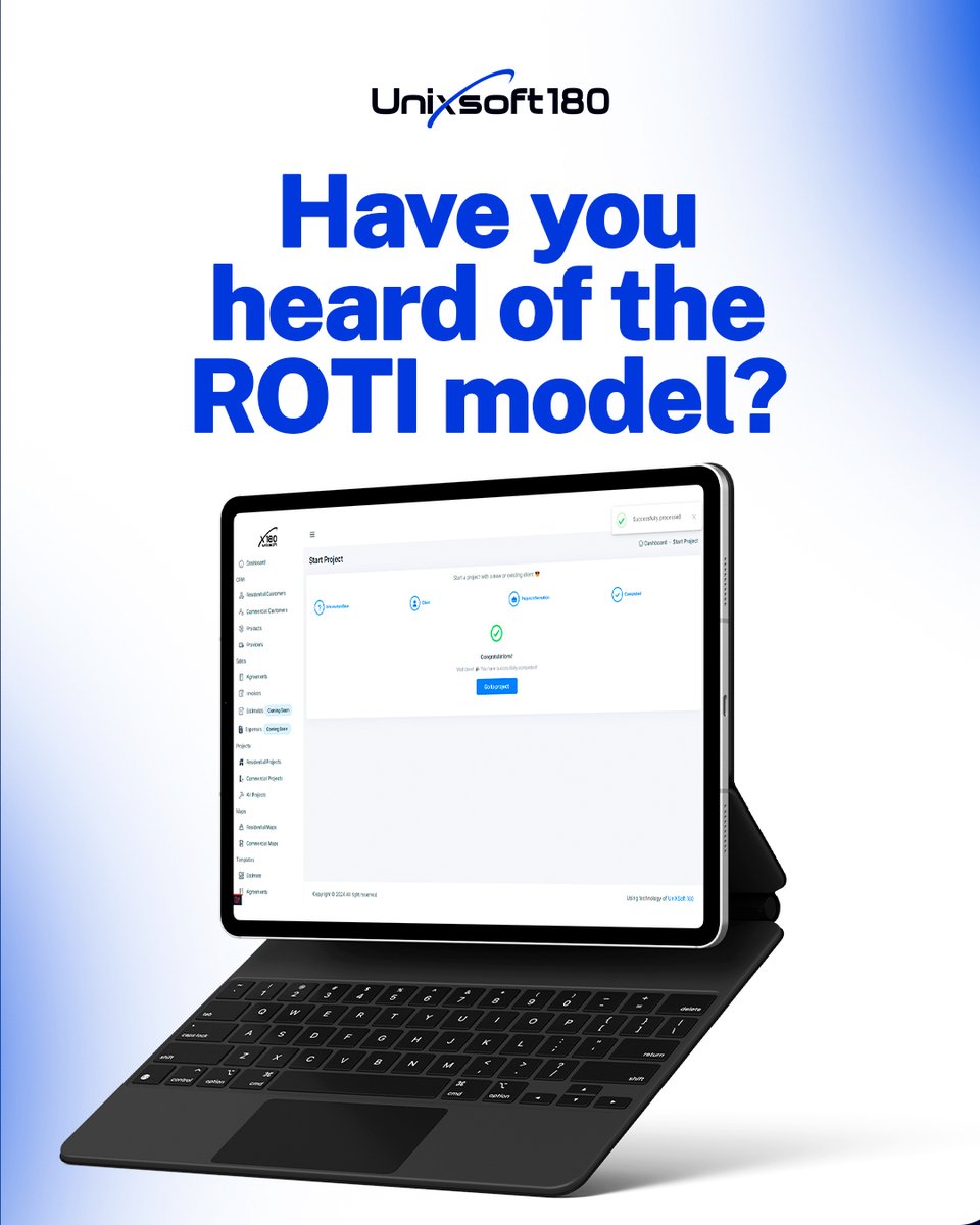 unixsoft180's tweet image. Maximize your team’s time with the ROTI model powered by Unixsoft 180. Track performance, make smart decisions, and unlock your company’s full potential today!
#TeamPerformance #ROTI #BusinessGrowth #SmartDecisions #Unixsoft180
