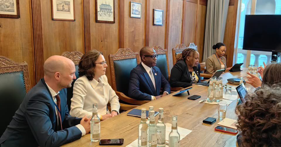 Lacina Koné (@ceosmartafrica) on Twitter photo Pleased to join H.E. Veronica Nduva, SG of the EAC, and German private sector leaders at #HSC25.
I highlighted <a href="/RealSmartAfrica/">Smart Africa Org</a>’s work on digital integration from ID systems to trade and called for a shift from donor aid to co-investment.
#SmartAfrica #EAC Pleased to join H.E. Veronica Nduva, SG of the EAC, and German private sector leaders at #HSC25.
I highlighted <a href="/RealSmartAfrica/">Smart Africa Org</a>’s work on digital integration from ID systems to trade and called for a shift from donor aid to co-investment.
#SmartAfrica #EAC