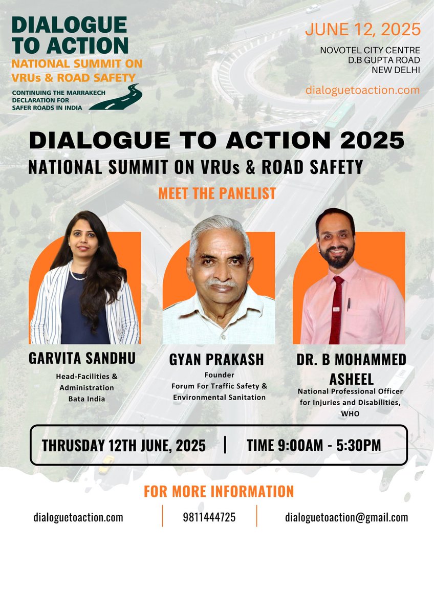 #Register #Now
𝐌𝐞𝐞𝐭 𝐨𝐮𝐫 𝐏𝐚𝐧𝐞𝐥𝐢𝐬𝐭 𝐟𝐨𝐫 𝐭𝐡𝐞 𝐒𝐮𝐦𝐦𝐢𝐭 
Visit our Summit Website for updates. dialoguetoaction.com 
Dialogue To Action 2025 
#DTA #dialoguetoaction #roadsafety #trax #savelife #VRUs