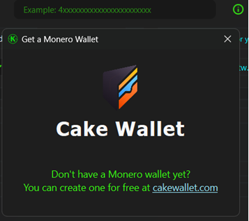 𝕄𝕣ℂ𝕣𝕪𝕡 ㉿ priv/acc (@mrcrypprivacy) on Twitter photo Your node, your miner, and <a href="/cakewallet/">Cake Wallet</a>! You don’t need anything else!
You think <a href="/sethforprivacy/">Seth For Privacy || Activate CTV + CSFS</a> and <a href="/vikrantnyc/">Vik Sharɱa 🇺🇸</a> will let me add a "Create your wallet at cakewallet" in the miner settings?
WARNING! I’m not part of the CakeWallet team, I’m just a user who enjoys their wallet Your node, your miner, and <a href="/cakewallet/">Cake Wallet</a>! You don’t need anything else!
You think <a href="/sethforprivacy/">Seth For Privacy || Activate CTV + CSFS</a> and <a href="/vikrantnyc/">Vik Sharɱa 🇺🇸</a> will let me add a "Create your wallet at cakewallet" in the miner settings?
WARNING! I’m not part of the CakeWallet team, I’m just a user who enjoys their wallet