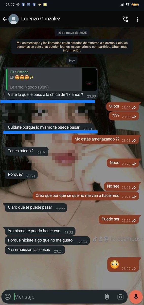 Py Urgente (@py_urgente) on Twitter photo 📍#URGENTE Cayó joven que amenazó a adolescente en CDE: Aclaró que se trataba de una simple "broma" y pide disculpas
Lorenzo González, el joven de 19 años denunciado por amenazar a una adolescente de 16, se presentó esta mañana ante el <a href="/MinPublicoPy/">Fiscalía Paraguay</a> de Ciudad del Este y fue 📍#URGENTE Cayó joven que amenazó a adolescente en CDE: Aclaró que se trataba de una simple "broma" y pide disculpas
Lorenzo González, el joven de 19 años denunciado por amenazar a una adolescente de 16, se presentó esta mañana ante el <a href="/MinPublicoPy/">Fiscalía Paraguay</a> de Ciudad del Este y fue