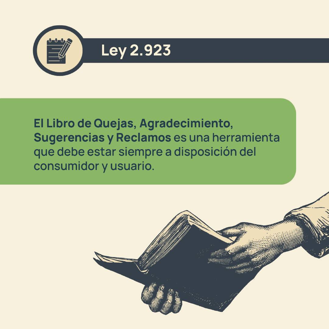 Mingobiernonqn's tweet photo. #ProtecciónAlConsumidor
Si estás disconforme con la atención, producto o servicio que estás contratando dejá registrado tu reclamo en el momento. El #LibroDeQuejas debe estar siempre visible y disponible en formato físico y online.
#NeuquénCambiaParaVos
#MinisterioGobiernoNeuquén https://t.co/vErMc0BKiZ
